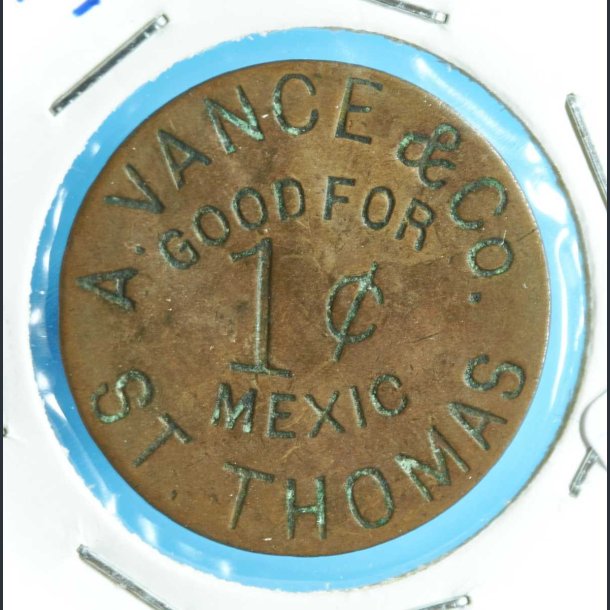 DVI A.Vance &amp; Co 1 cent