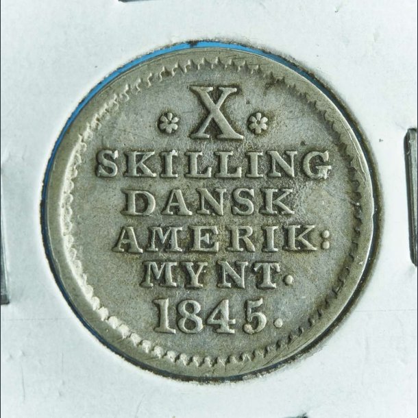 DVI Christian 8. 10 skilling 1845