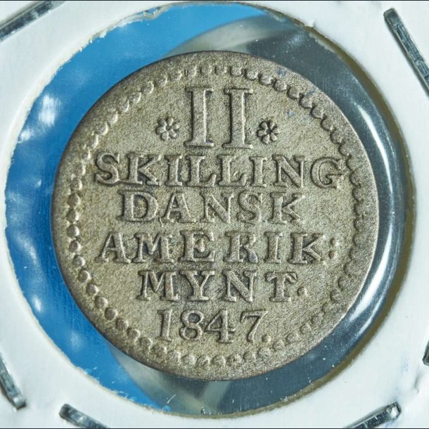 DVI Christian 8. 2 skilling 1847