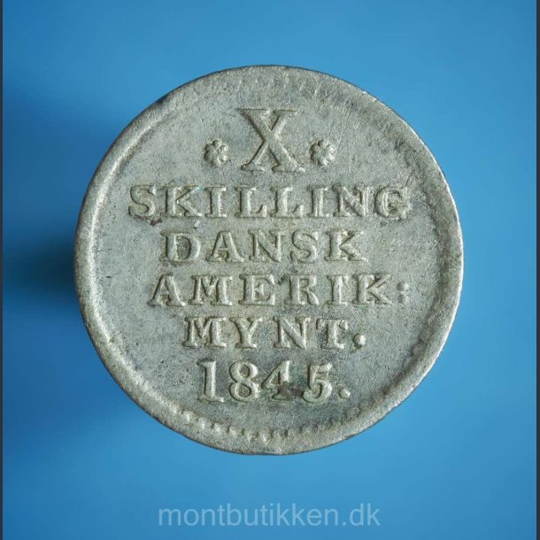 DVI Frederik 6. 10 skilling 1816-1848 - Bedre eksemplar