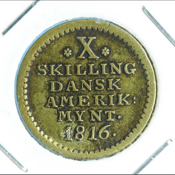 DVI Frederik 6. 10 skilling 1816