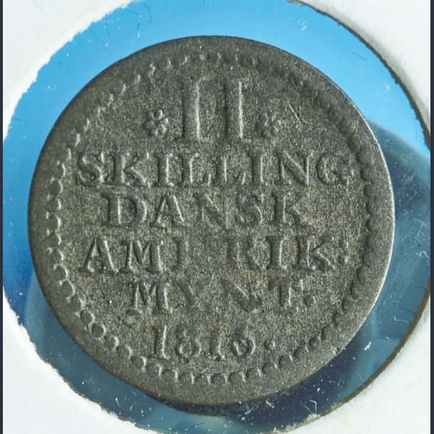 DVI Frederik 6. 2 skilling 1816