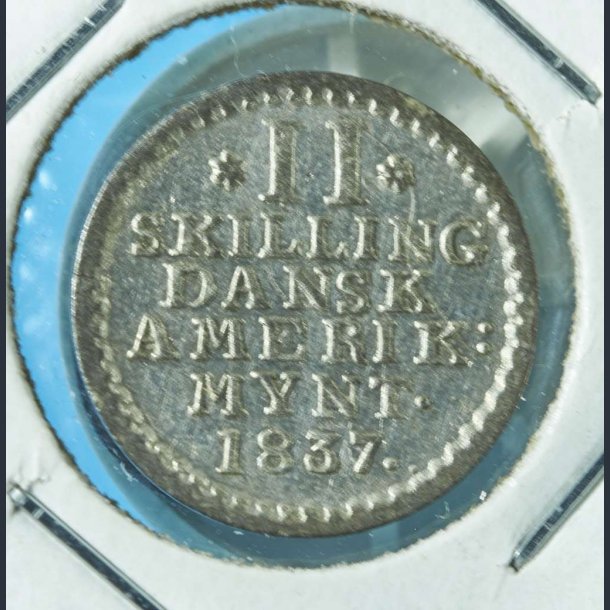 DVI Frederik 6. 2 skilling 1837