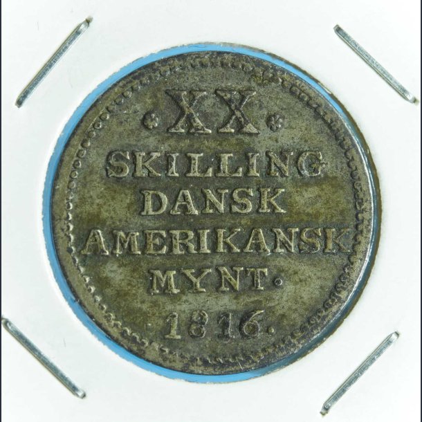 DVI Frederik 6. 20 skilling 1816