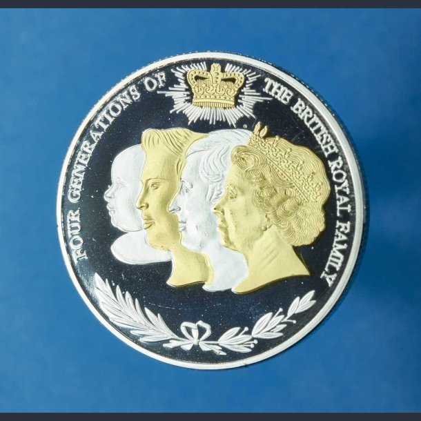 England medalje - 4 generationer fra det engelske kongehus