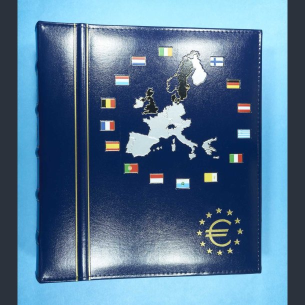 Euro collection fra 2002 i smuk EU-mappe