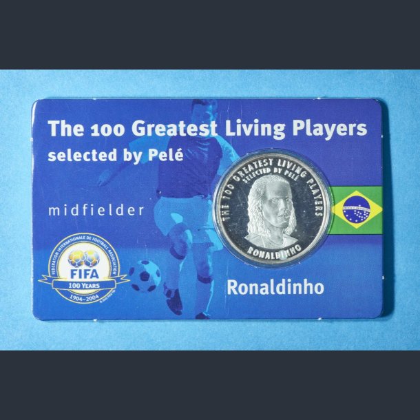 FIFA Ronaldinho slvmedalje - "The 100 Greatest Living Players"