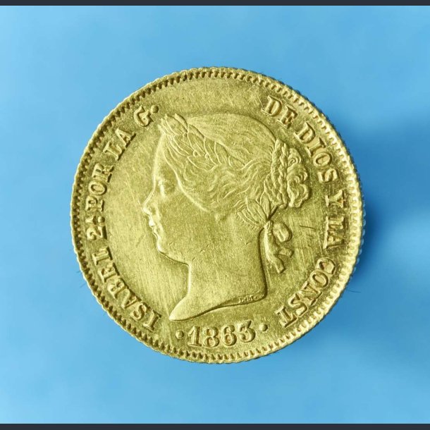 Filippinerne 4 pesos 1863 - Flot kvalitet