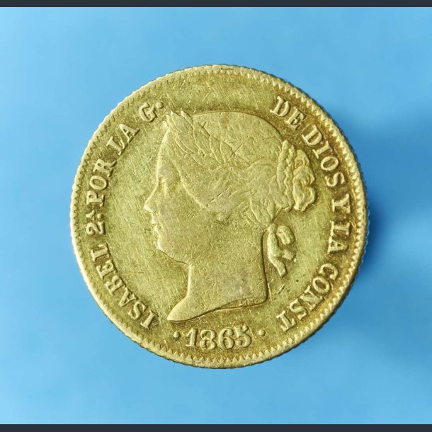 Filippinerne 4 pesos 1865 - Flot kvalitet