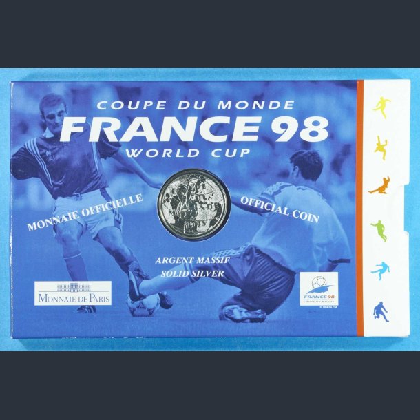 Frankrig 1 Franc 1998 slv "FIFA World Cup" Official Coin