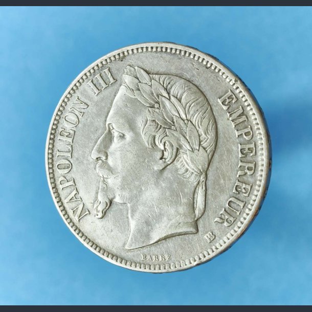 Frankrig 5 Francs 1869 - Flot