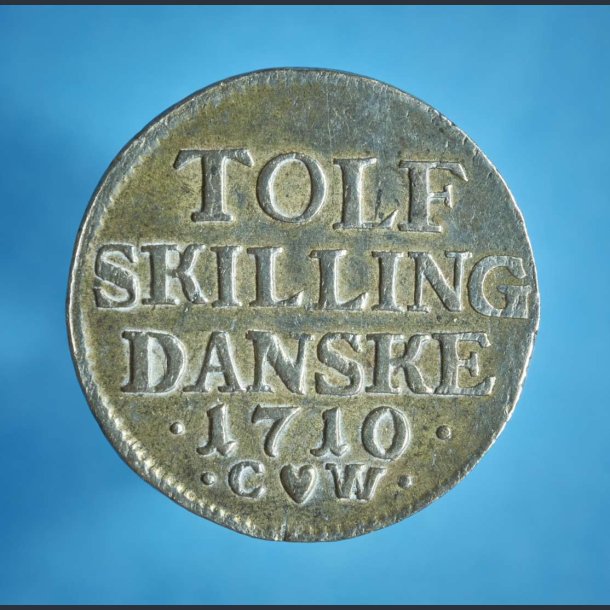 Frederik 4. 12 skilling 1710-1711