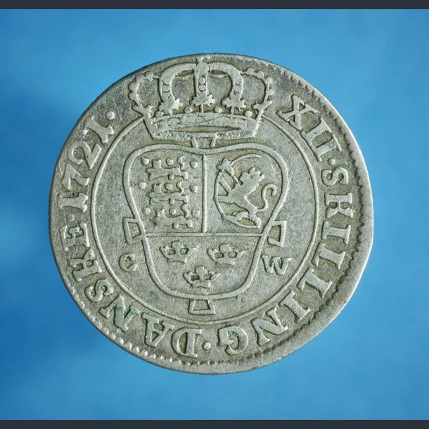 Frederik 4. 12 skilling 1720-1722