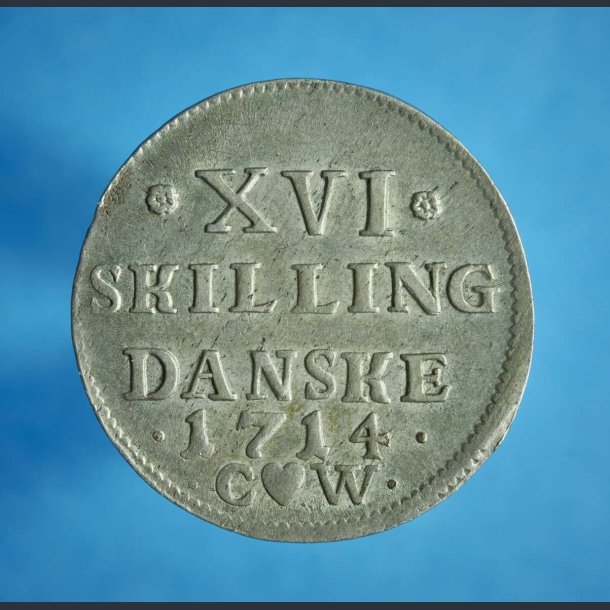 Frederik 4. 16 skilling 1714