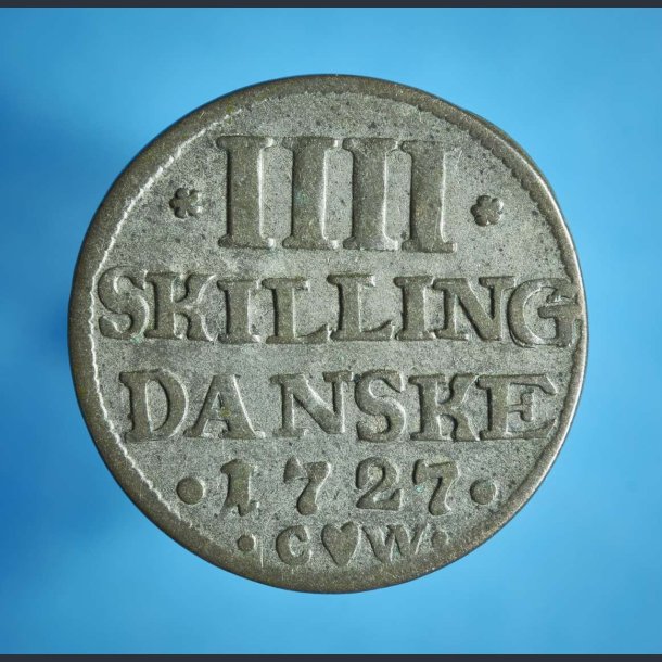 Frederik 4. 4 skilling 1727