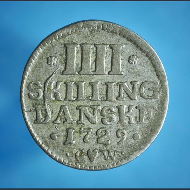 Frederik 4. 4 skilling 1729