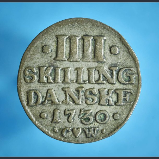 Frederik 4. 4 skilling 1730