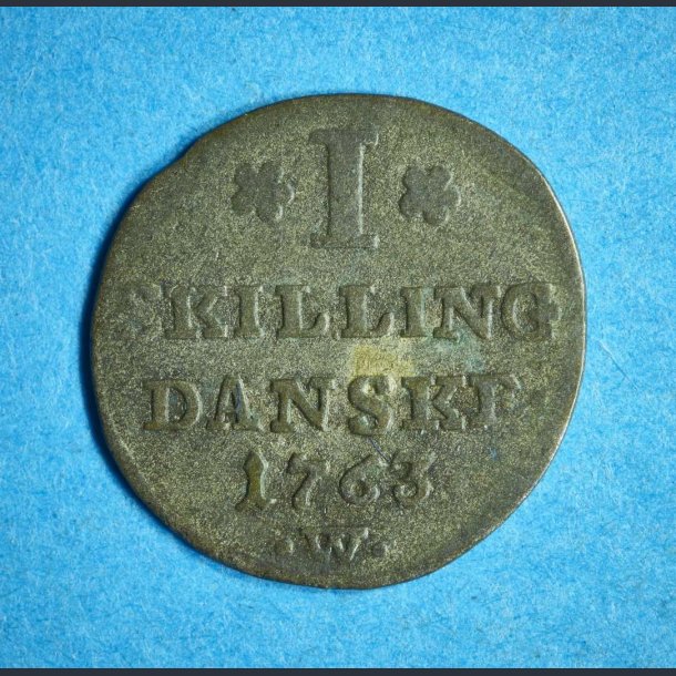 Frederik 5. 1 skilling 1763