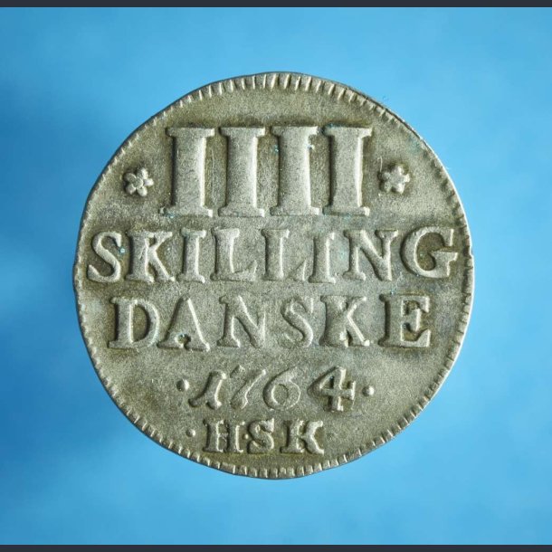 Frederik 5, 4 skilling 1764