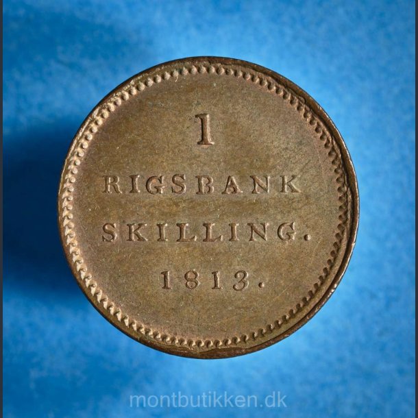 Frederik 6. 1 Rigsbankskilling 1813