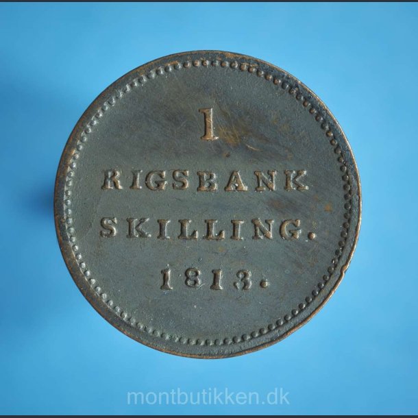 Frederik 6. 1 Rigsbankskilling 1813