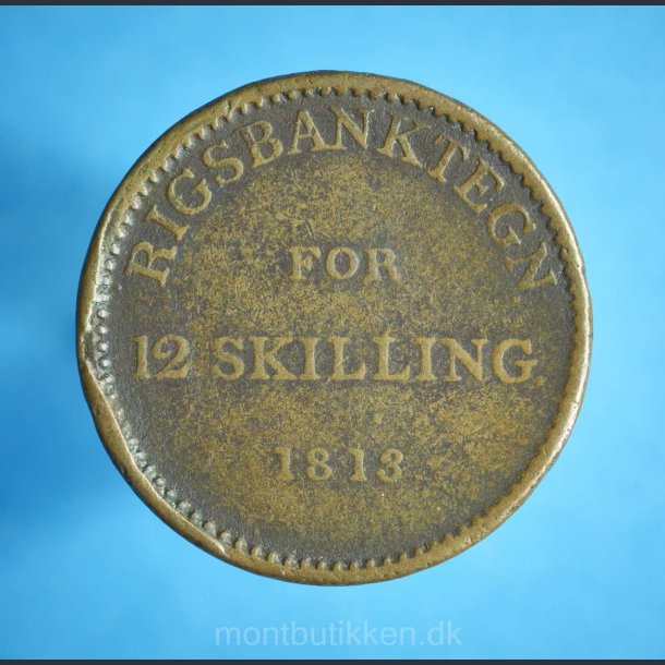 Frederik 6 . 12 skilling 1813