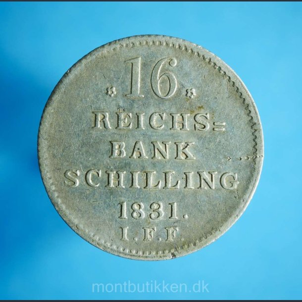 Frederik 6. 16 rigsbankskilling 1831