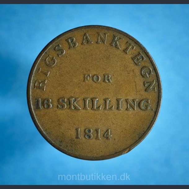 Frederik 6. 16 skilling 1814