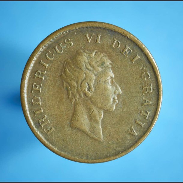 Frederik 6. 2 skilling 1809-1810 - bedre eksemplar