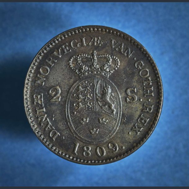 Frederik 6. 2 skilling 1809