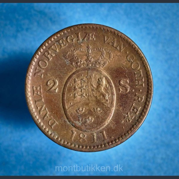 Frederik 6. 2 skilling 1811