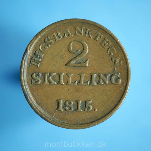 Frederik 6. 2 skilling 1815