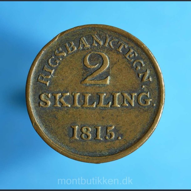 Frederik 6. 2 skilling 1815