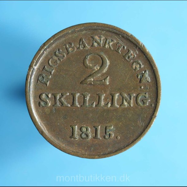 Frederik 6. 2 skilling 1815