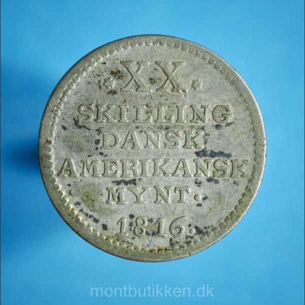 Frederik 6. 20 skilling 1816