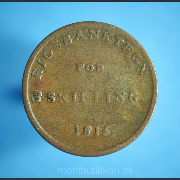 Frederik 6. 3 skilling 1815