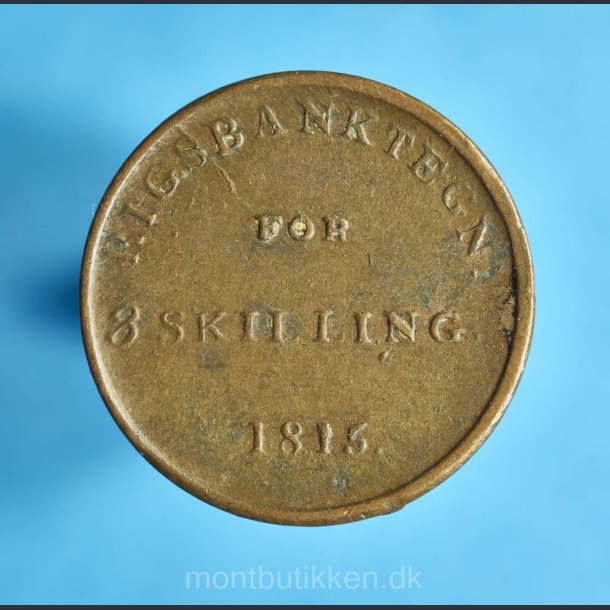 Frederik 6. 3 skilling 1815