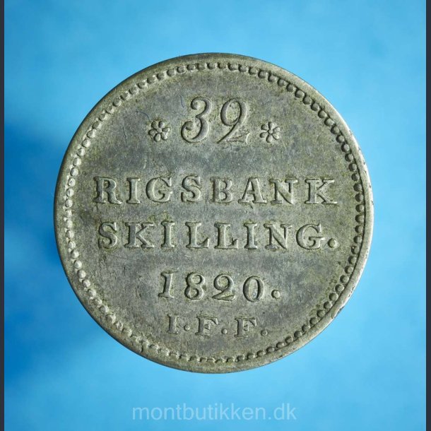 Frederik 6. 32 rigsbankskilling 1820