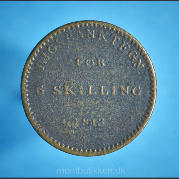 Frederik 6. 6 skilling 1813