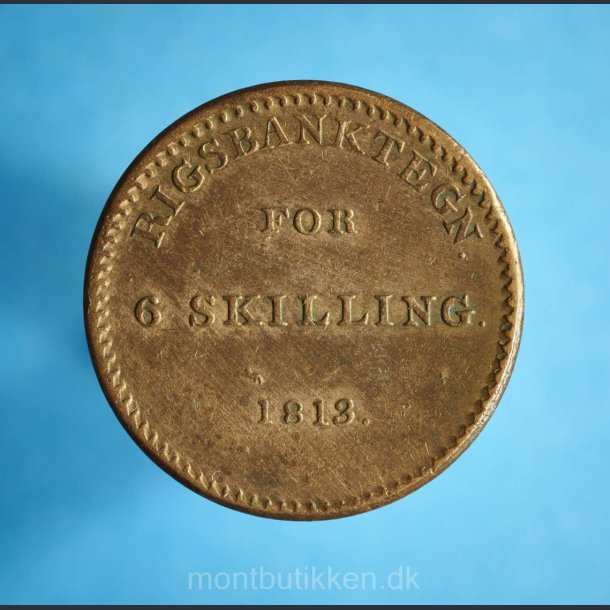 Frederik 6. 6 skilling 1813