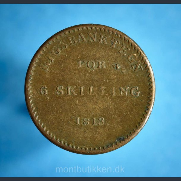 Frederik 6. 6 skilling 1813