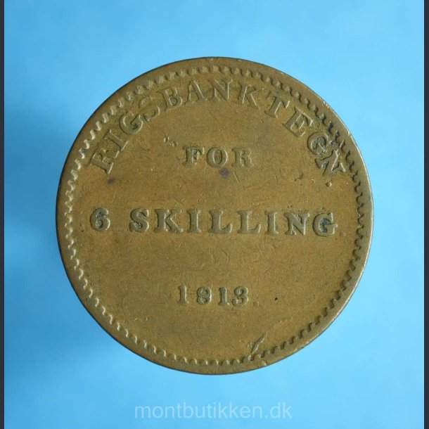 Frederik 6. 6 skilling 1813