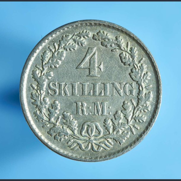 Frederik 7. 4 skilling 1854-1856 - Bedre eksemplar