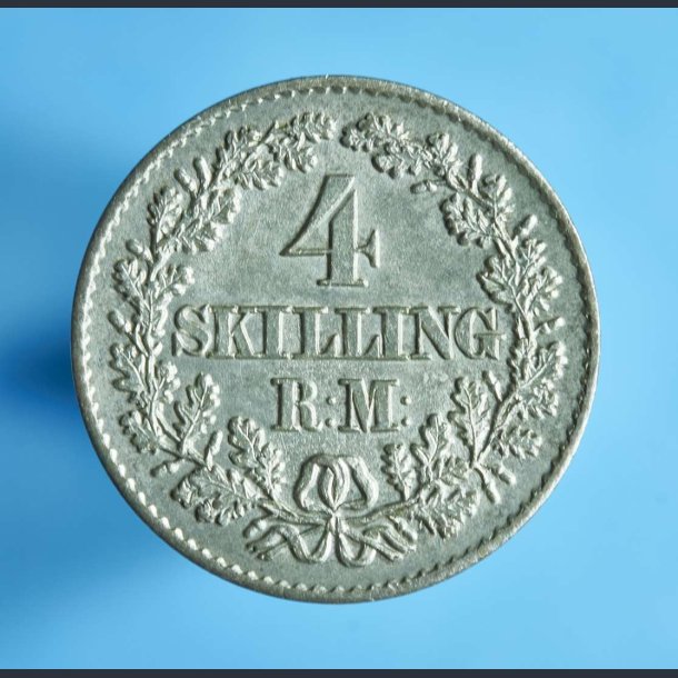 Frederik 7. 4 skilling 1854-1856 - Flot