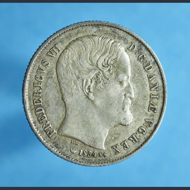 Frederik 7. &frac12; rigsdaler 1854-1855 - Flot eksemplar