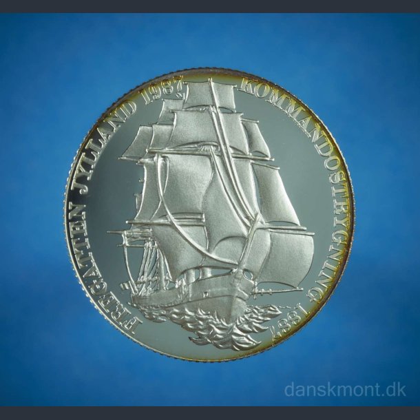 Fregatten Jylland slvmedalje 1 oz finslv