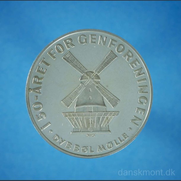 15. Juni Genforeningsdukat, medalje i slv