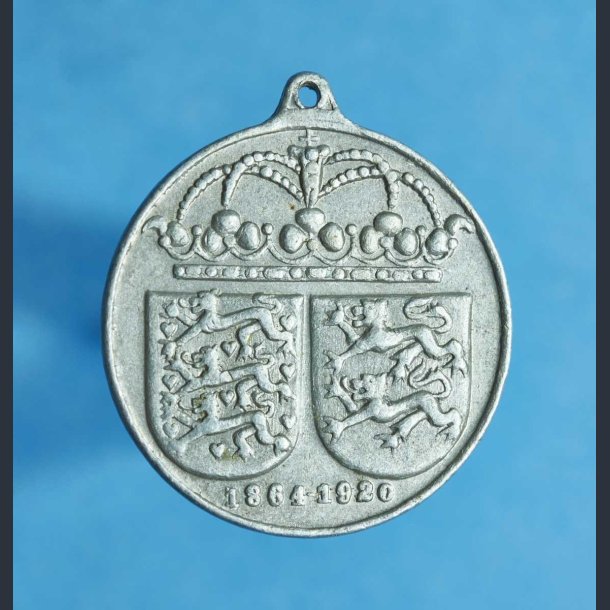 Genforeningsmedalje 1864-1920 i aluminium