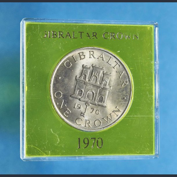 Gibraltar 1 crown 1970