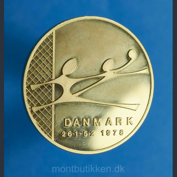 Hndbold Guld og Slv medalje VM 1978 ialt 2 stk.